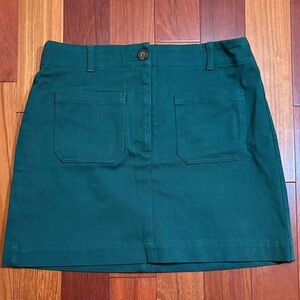 LOFT Teal Skirt with Pockets